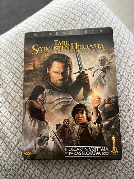 Taru Sormusten Herrasta Kuninkaan paluu Dvd + bonusmateriaali