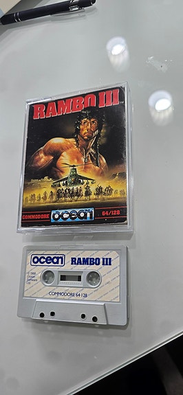Rambo 3 commodore 64 peli