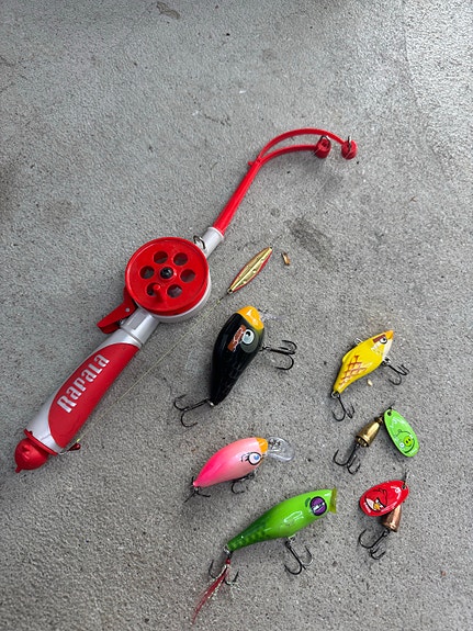 Rapala Angry Birds pilkkivapa ja uistimia