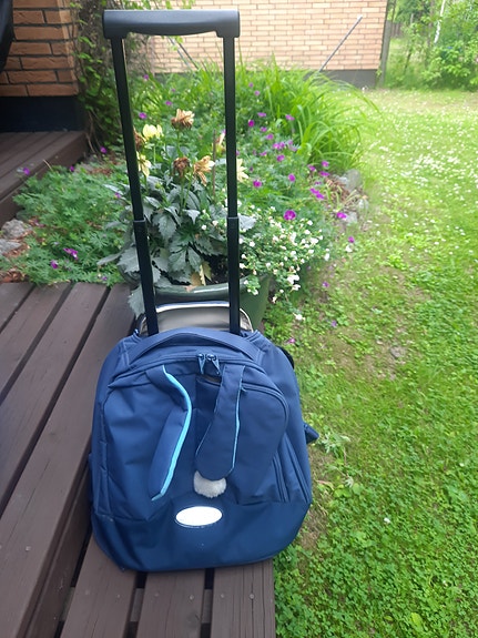 Lasten reppu/ vedettävä pupulaukku