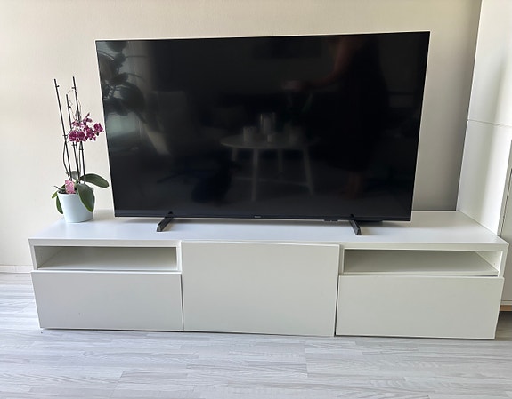 Ikean Bestå valkoinen/Lappviken TV-taso