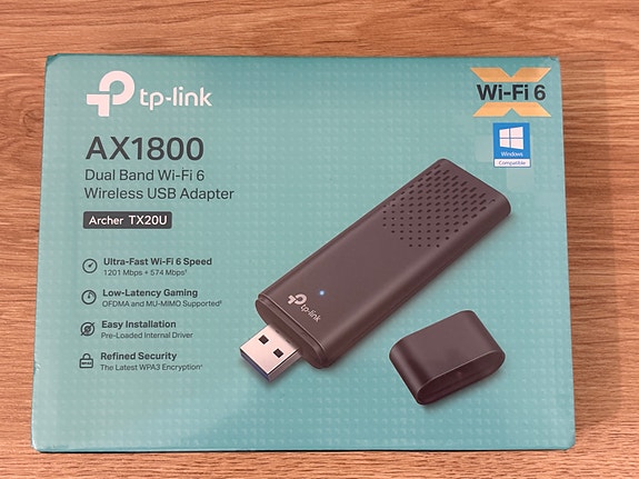 TP-Link Archer TX20U AX1800 Wi-Fi 6 USB-adapteri UUSI