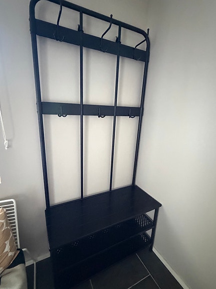 Ikea Nipåsen naulakko,penkki ja kenkäteline