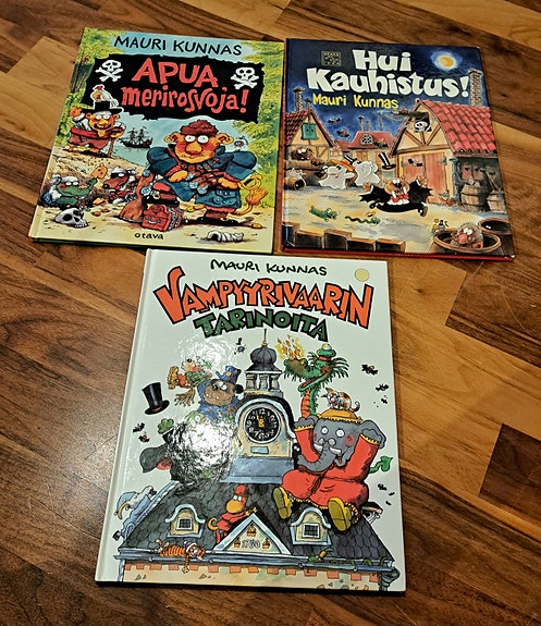 Mauri Kunnaksen kolme kirjaa