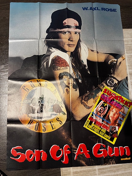 Suosikki - jättijuliste Guns N’ Roses / Beverly Hills 90210