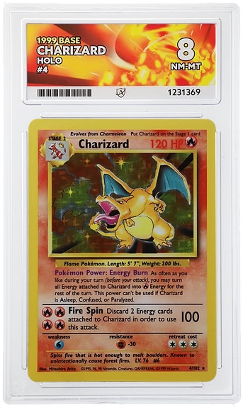 1999 Pokemon Charizard / ACE 8