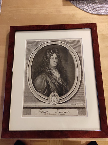1600 luvun kuparikaiverrus? Jean Racine.
