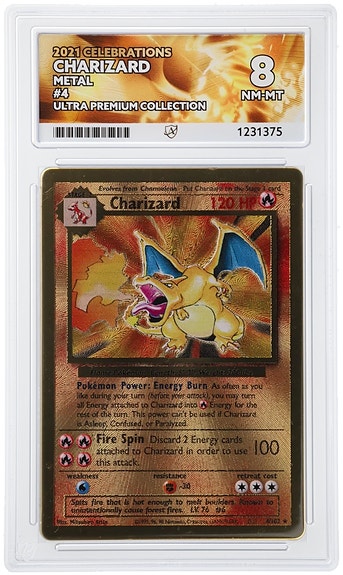 2021 Pokemon Charizard / Metal / ACE 8