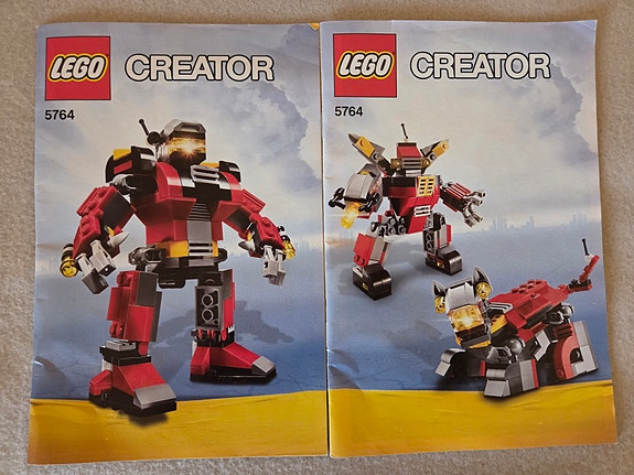 Lego Creator 5764 robotit
