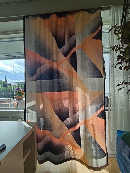 Retro Marimekko Helle kangas 1985
