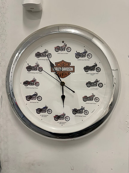 Harley Davidson seinäkello