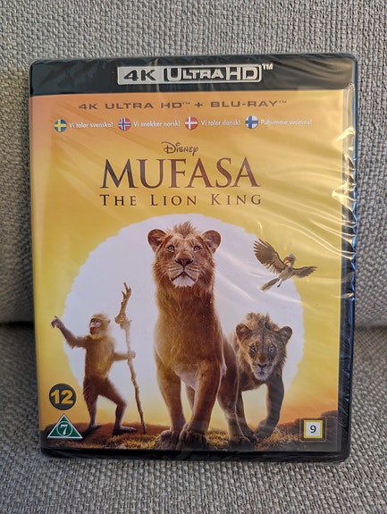 Mufasa The Lion King (4K Ultra HD, Uusi)