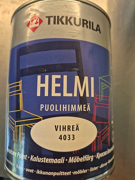 Tikkuria Helmi vihreä puolihimmeä 4033