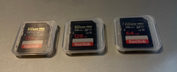 SanDisk Extreme Pro SDXC muistikortit