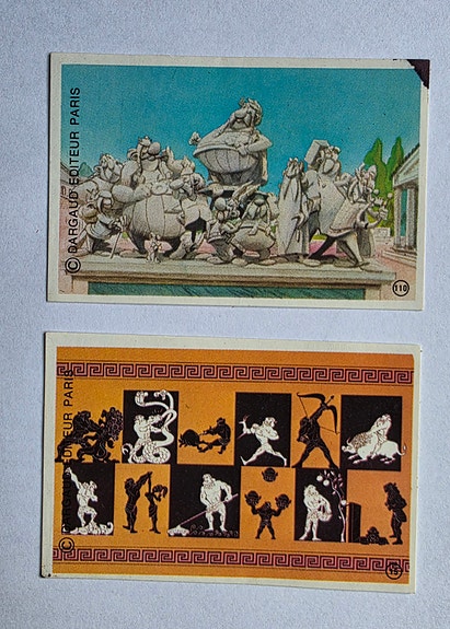 Dargaud Asterix keräilykortti keräilykuva × 2