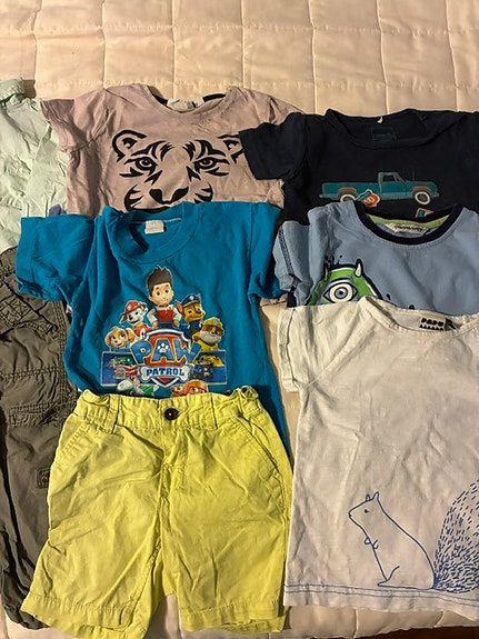 Poikien vaatepaketti koko 86 PAPU, H&M, Name it ym.