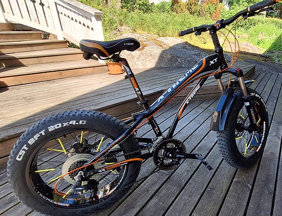 X-Treme Mini fatbike 20" musta-oranssi