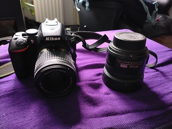 Nikon D5600+18-55mm kitti+35mm 1.8F Nikkor