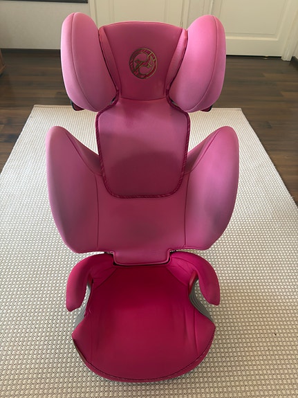 Cybex Solution S-fix turvaistuin 15–36 kg pinkki