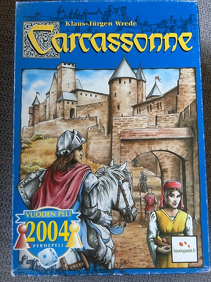 Carcassonne lautapeli + kaksi lisäosaa suomeksi