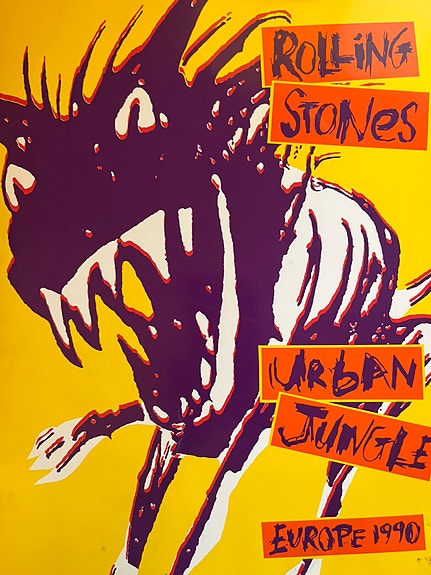 Rolling Stones Urban Jungle 1990 Tour ohjelma