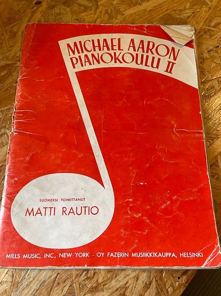 Michael Aaron Pianokoulu II nuottikirja