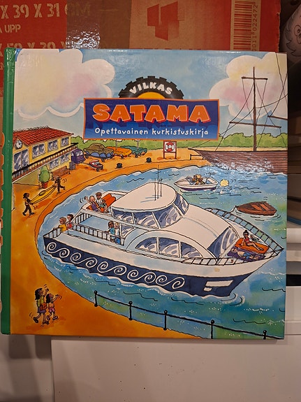 Vilkas satama -lastenkirja, kurkistuskirja