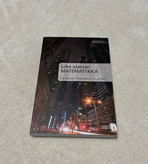 Liike-elämän matematiikka -oppikirja