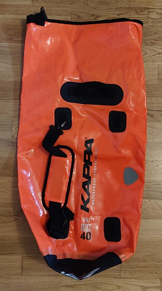 Kappa Dry Pack vedenpitävä laukku oranssi