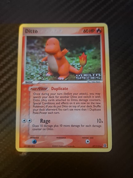 Ditto (Charmander) Reverse holo 37/113