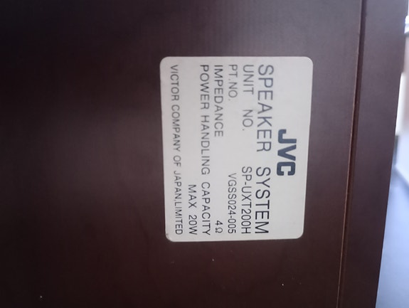 JVC SP-UXT200M kaiuttimet ja hifi-järjestelmä