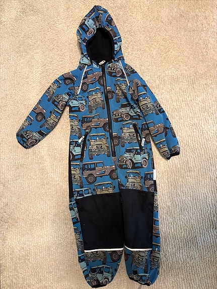 Lasten softshell -haalari 104cm