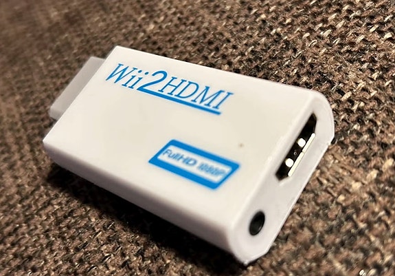 Uusi HDMi -adapteri Nintendo Wii konsolille