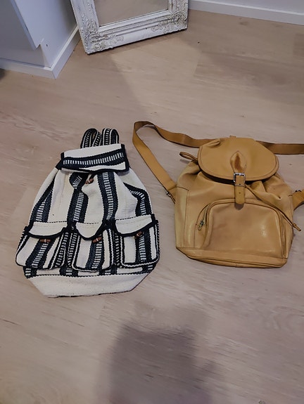 Vintage reppuja käsityötä