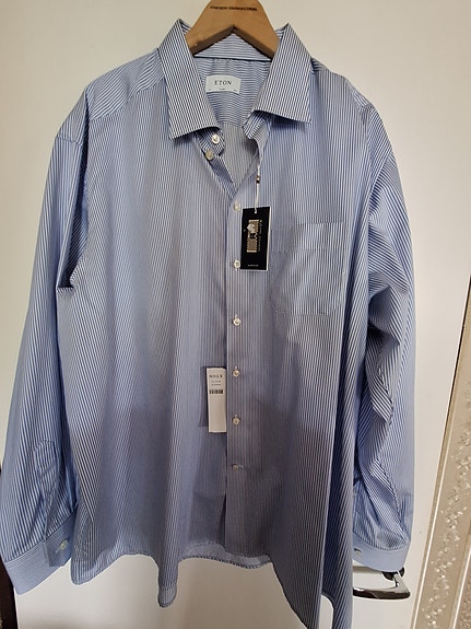 ETON CLASSIC Twill uusi KAULUSPAITA k. 49/XXXL