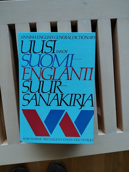 WSOY Uusi suomi–englanti suursanakirja kovakantinen