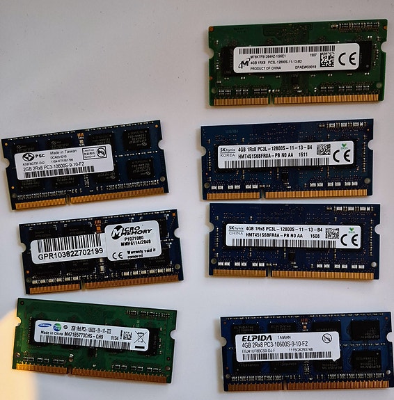 SoDimm DDR3L ja DDR3