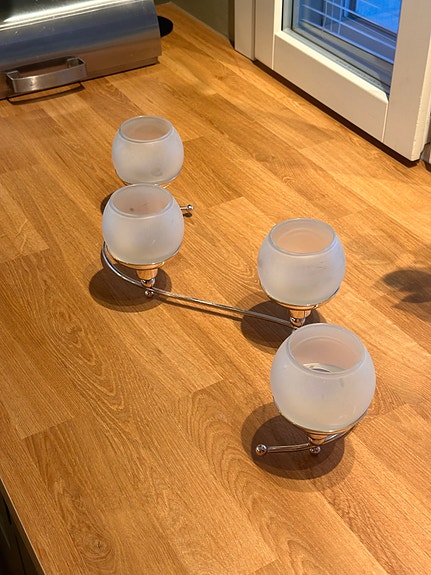 Partylite hopeaköynnös