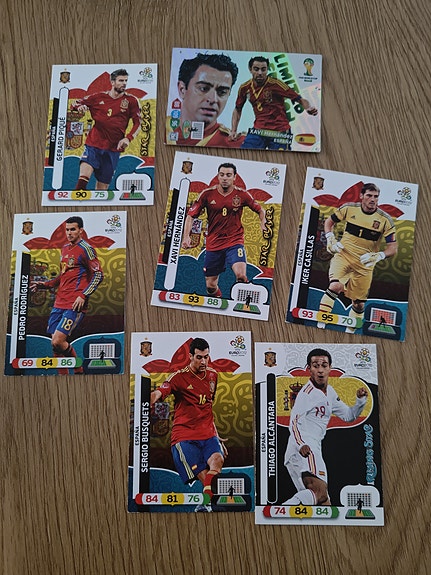 🇪🇸 Espanja Panini Adrenalyn XL -korttipaketti (EURO 2012 & MM 2014)