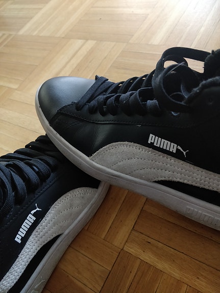 Puma talvikengät koko 38 musta-valkoinen