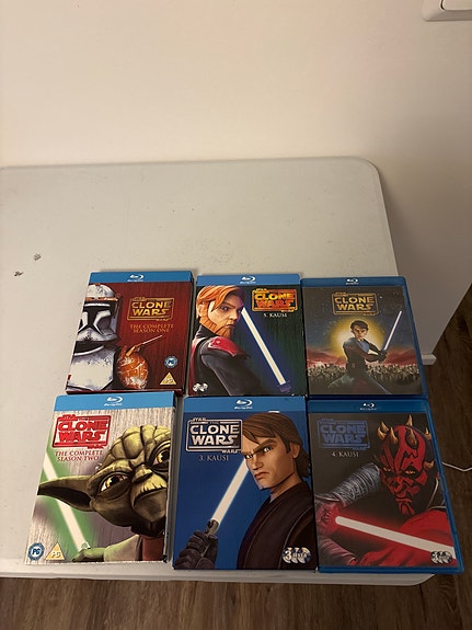 Star Wars The Clone Wars Blu-ray -paketti