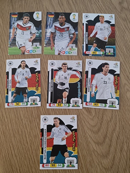 🇩🇪 Saksa – Panini Adrenalyn XL (EM 2012 & MM 2014)