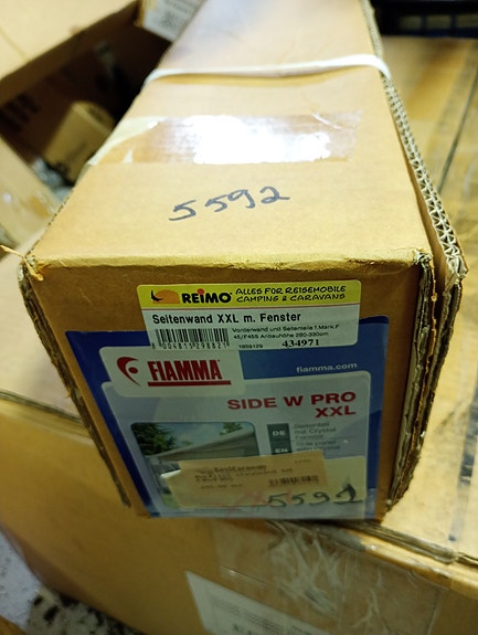 Fiamma Side W Pro XXL F45/F45S sivuseinä  07973B01-B