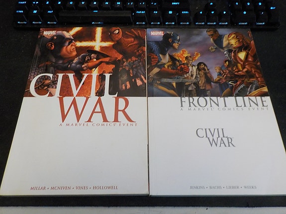 2kpl Marvel Civil War-sarjiksia