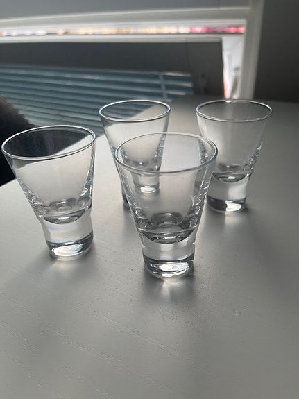 Iittala Aarne snapsilasit 4 kpl