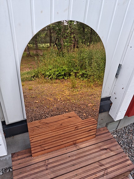 Puolipyöreä peili