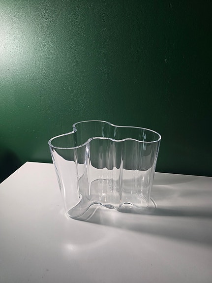 Aalto-maljakko 160mm kirkas