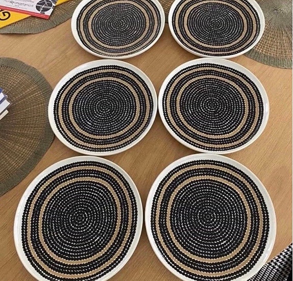 Marimekko Oiva Siirtolapuutarha lautanen 25cm