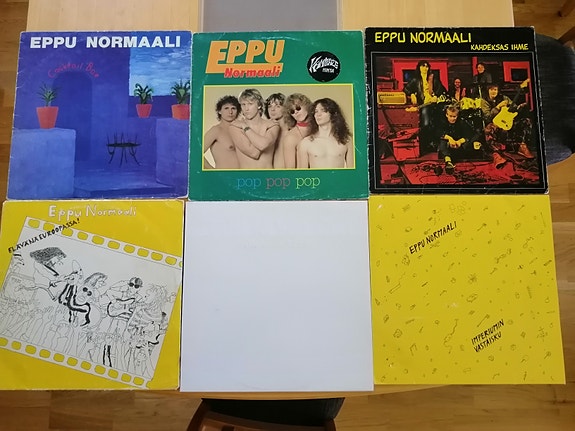 Eppu Normaali lp-levyjä