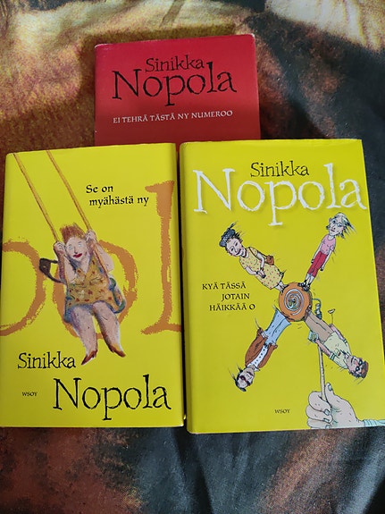 Sinikka Nopola Eila ja Rampe -kirjat 3 kpl